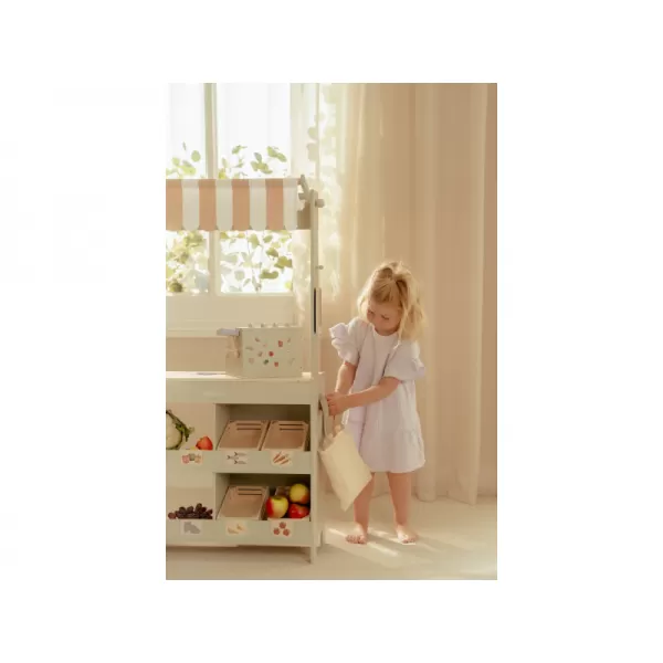 Little Dutch Prodejní stánek s doplňky dřevěný