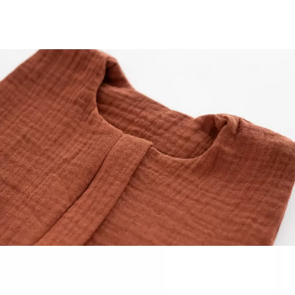 TRÄUMELAND Letní spací pytel Liebmich Musselin Terrakotta 70