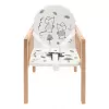 New Baby Dětská dřevěná jídelní židlička Jerry