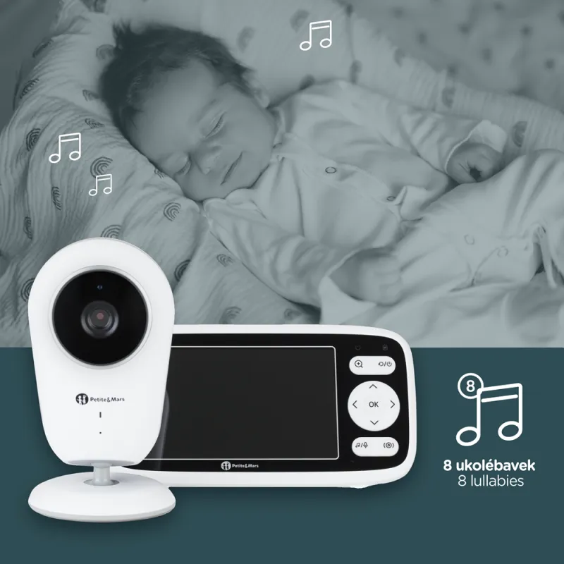 PETITE&MARS Chůvička dětská digitální NANO 4.0