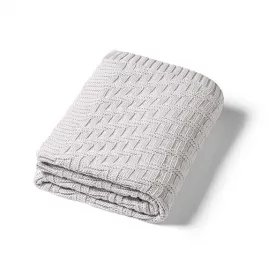 BABYONO Deka z organické bavlny pletená 75 x 100 cm 0m+