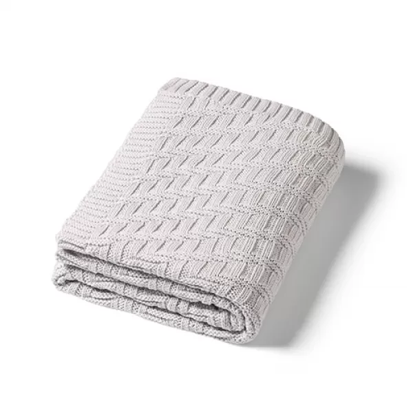 BABYONO Deka z organické bavlny pletená 75 x 100 cm 0m+