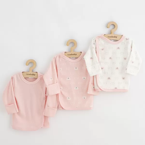 New Baby Kojenecká košilka Classic II Holka 3ks
