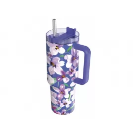 Quokka Nerezový termohrnek s brčkem Stream 1200 ml