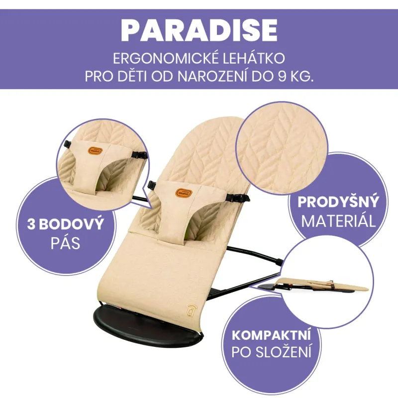 Asalvo PARADISE dětské lehátko