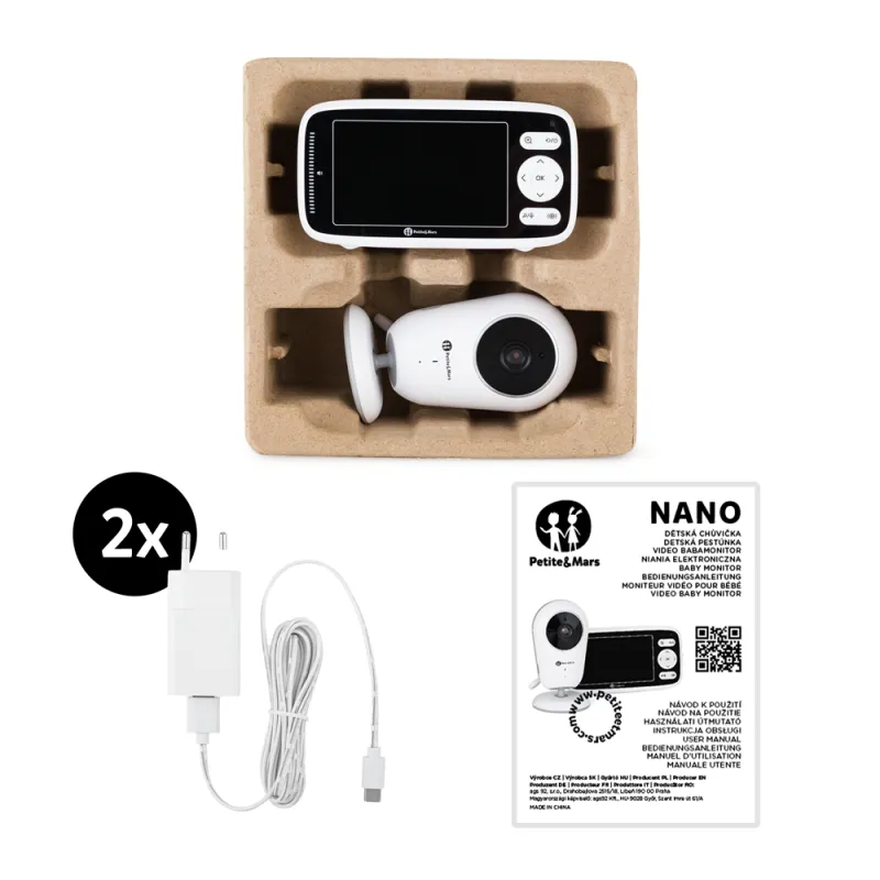 PETITE&MARS Chůvička dětská digitální NANO 4.0