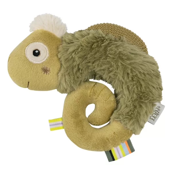 Baby Fehn Měkký kroužek chameleon, Crazy