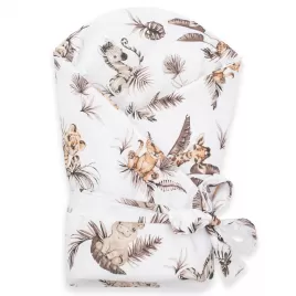 New Baby Dětská zavinovačka Safari 80x80 cm