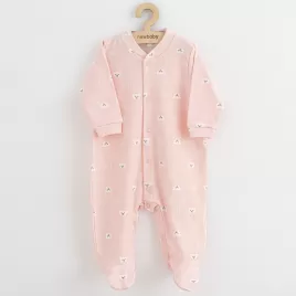 New Baby Kojenecký overal Classic II medvídek bílý