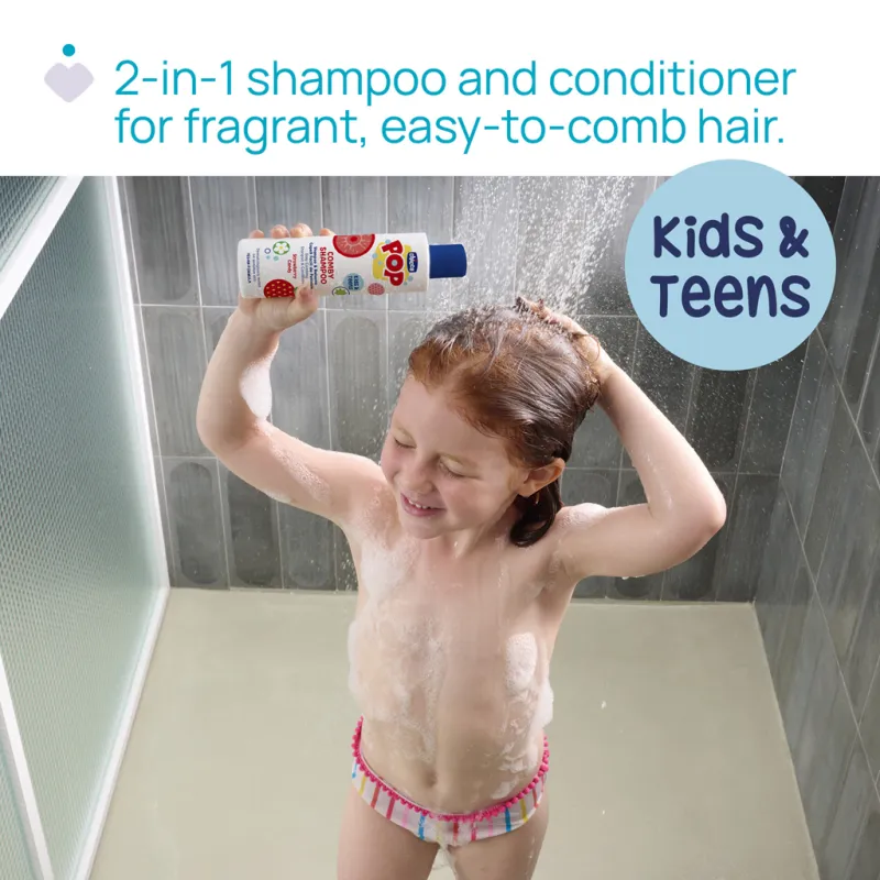CHICCO Šampon a kondicionér Pop Comby Strawberry 250ml