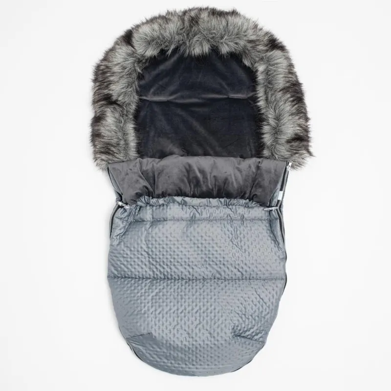 New Baby Zimní fusak Lux Fleece graphite