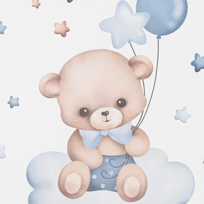 Baby Mix Přebalovací nástavec Medvídek 47x70cm modrý