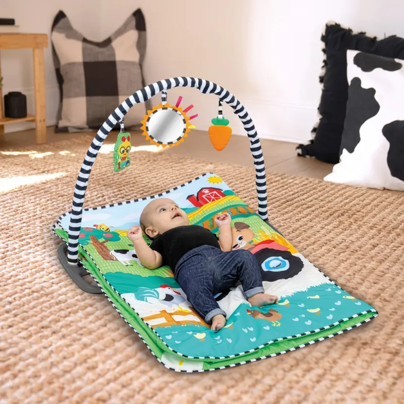 BABY EINSTEIN Deka na hraní s 3D farmou Busy Barnyard™ 0m+