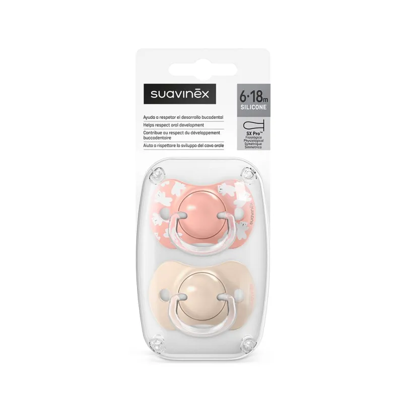 SUAVINEX Dudlík SX PRO fyziologický WILD & FREE 6/18m 2 ks
