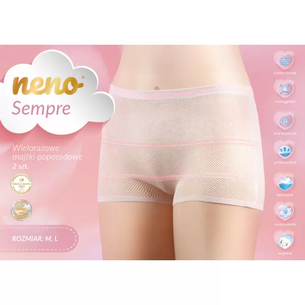 NENO Kalhotky poporodní Sempre vel. S M 2ks