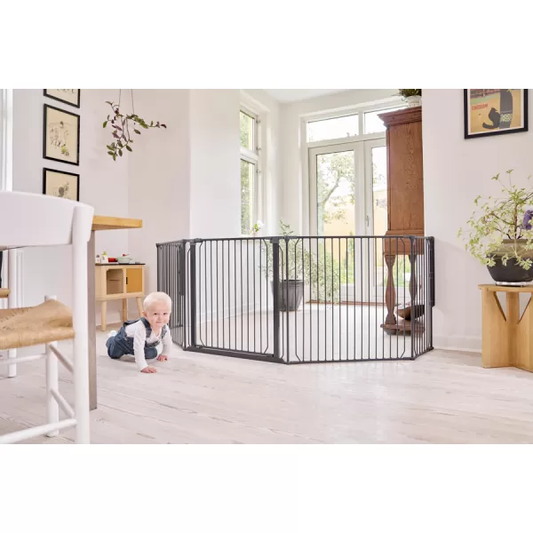 Baby Dan Univerzální prostorová zábrana BabyDan Carl XX Wide, černá