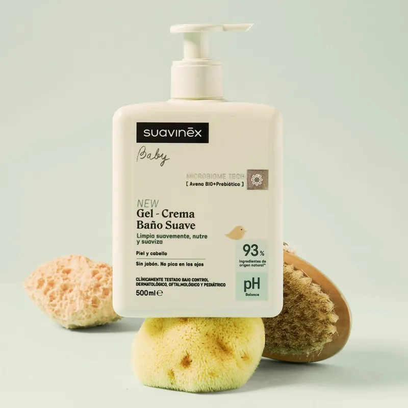 SUAVINEX JEMNÝ koupelový krémový gel 500 ml