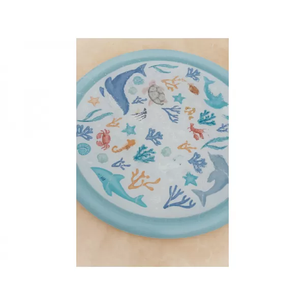 Little Dutch Stříkací hrací podložka Ocean Dreams Blue