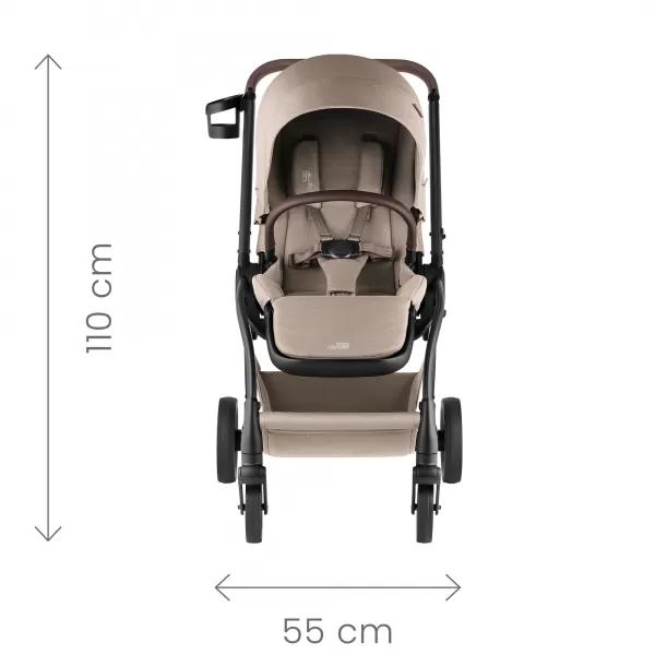 Britax Set kočárek Rio + hluboká korba Lux