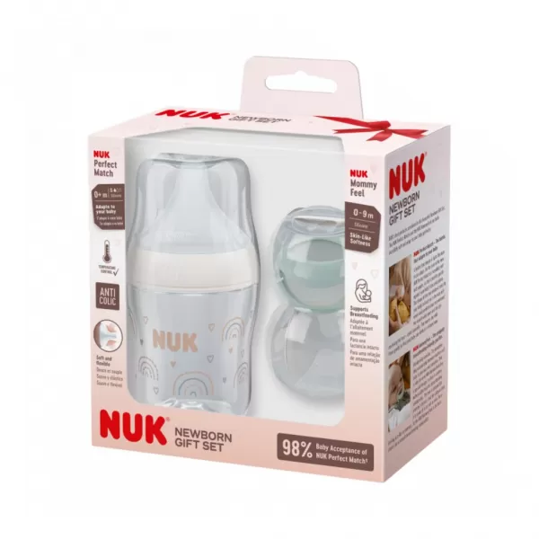 Nuk Kojenecká láhev Perfect Match Newborn Gift set 150 ml