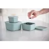 KikkaBoo Sada boxů na svačinu 3 ks Platinum Silicone