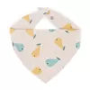 PETITE&MARS Bryndák bandana Luke 2 ks Beige Pears&Intense Ochre 3m+