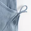 New Baby Kojenecký letní mušelínový overal blue