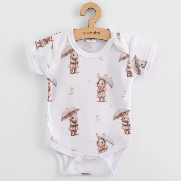 New Baby Kojenecké body s krátkým rukávem For Babies bunny