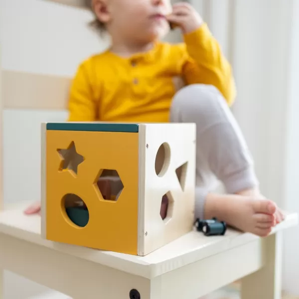 PETITE&MARS Hračka dřevěná třídící Gravity Wood of Mars 12m+