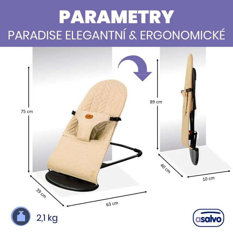 Asalvo PARADISE dětské lehátko