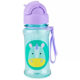 SKIP HOP Zoo tritan Láhev s brčkem 355ml 12m+