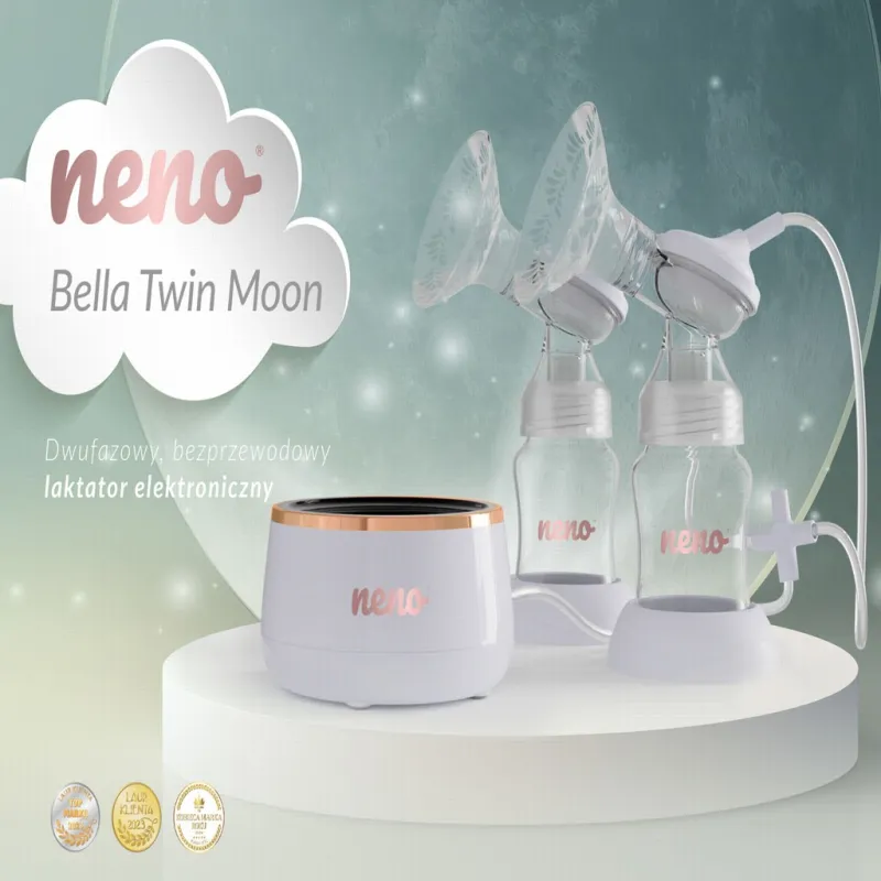 NENO Odsávačka mateřského mléka duo elektrická Bella Twin Moon