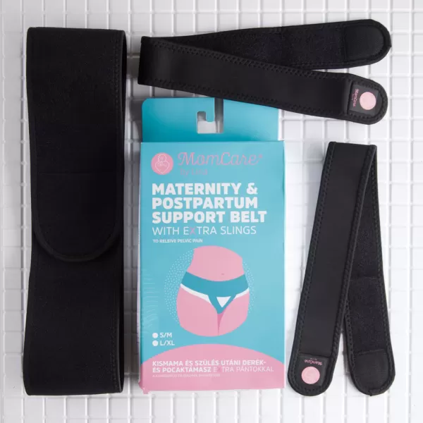 MOMCARE Pás těhotenský a poporodní podpůrný pro zmírnění pánevních bolestí vel. L-XL