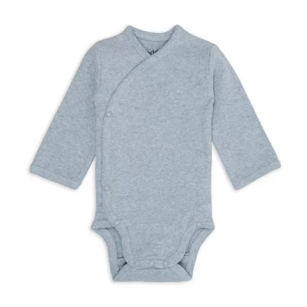 LODGER Body s dlouhým rukávem Melange Blue Fogg vel. 62