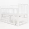 New Baby Dětská postýlka BASIC se stahovací bočnicí