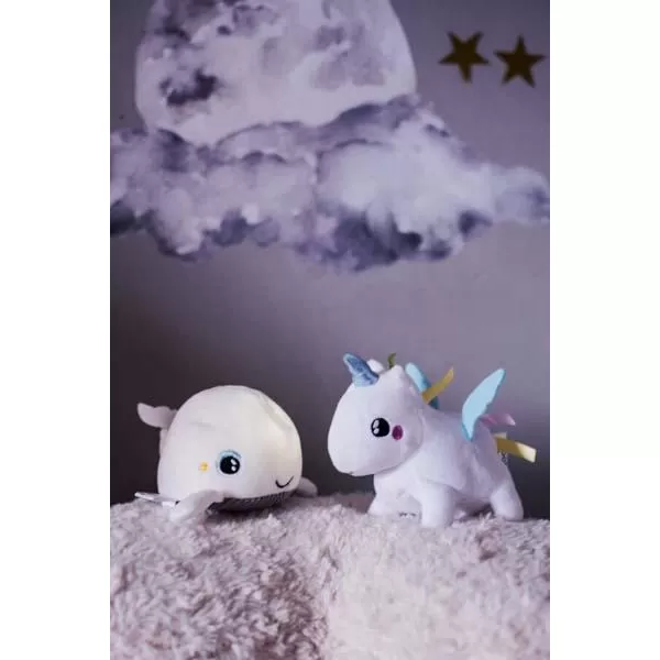 PABOBO Svítící plyšový mazlíček shake velryba (zatřes a svítí!)