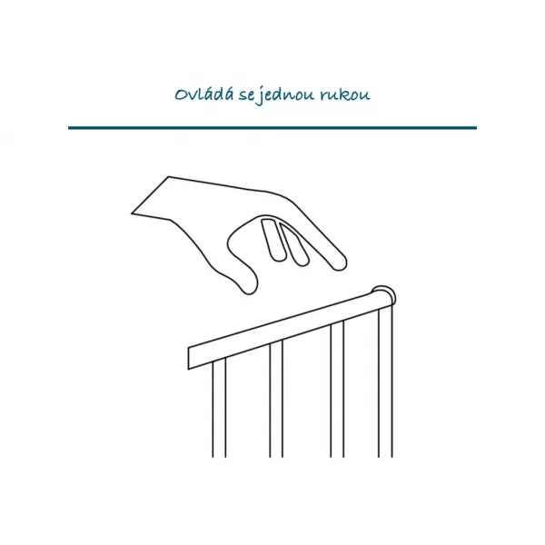 Baby Dan Univerzální prostorová zábrana CombiFit XL, černá