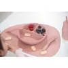 KikkaBoo Talíř dělený s přísavkou Platinum Silicone