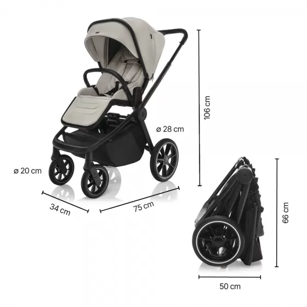 Zopa Set kočárek Move Cross 5 + hluboká korba Move XL 5 + autosedačka XM dle vlastního výběru