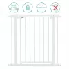 Fillikid Zábrana do dveří Auto-Close 75 - 82 cm, kovová, white