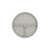 KikkaBoo Talíř dělený s přísavkou Platinum Silicone
