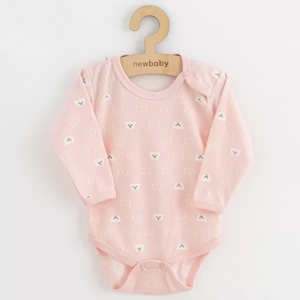New Baby Kojenecké body Classic II medvídek bílý