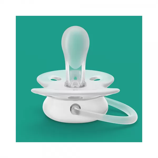 Philips AVENT Šidítko Ultrasoft Premium neutral 18+m obrázek, 2 ks