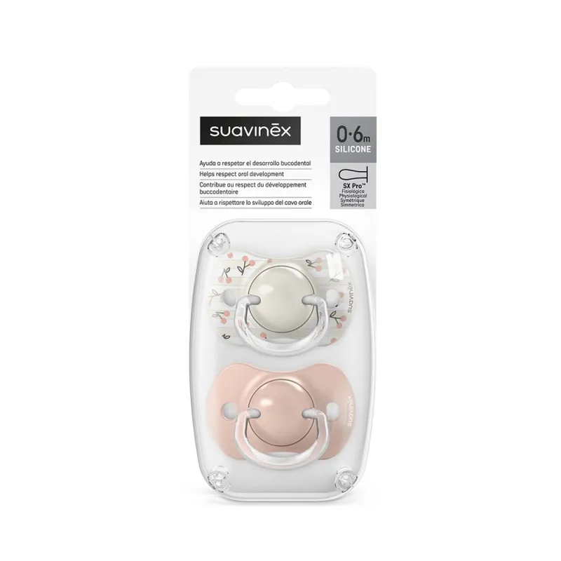 SUAVINEX Dudlík SX PRO fyziologický BIRDIES 0/6m 2 ks
