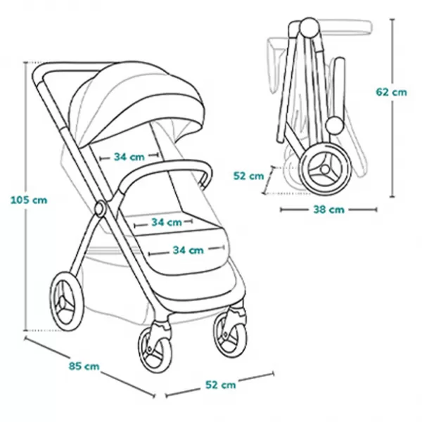 LIONELO Kočárek sportovní Ingrid