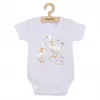 New Baby Dětské body s potiskem Husičky - krátký rukáv