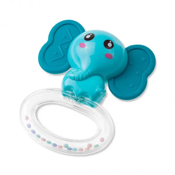 Akuku Silikonové kousátko s chrastítkem Slon