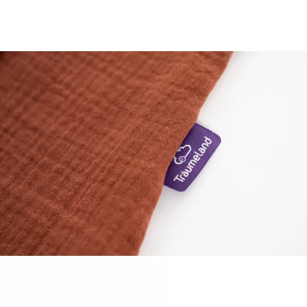 TRÄUMELAND Letní spací pytel Liebmich Musselin Terrakotta 90