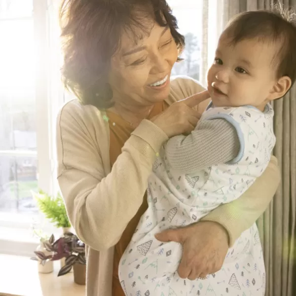 INGENUITY Vak spací mušelinový TOG 1,5 SwaddleMe™ Moss 3m+