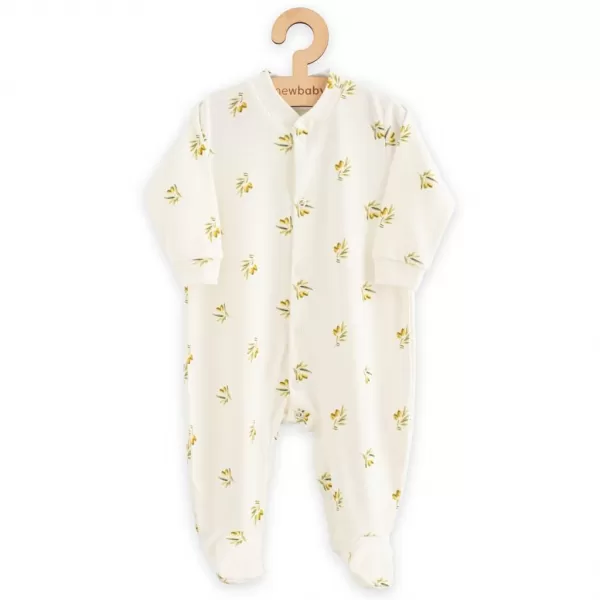 New Baby Kojenecký overal z organické bavlny Olivy